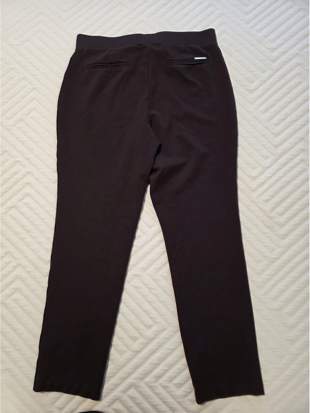 Michael Kors Women's Brown Dress Pants Elastic Waistband Size Large - Picture 4 of 6